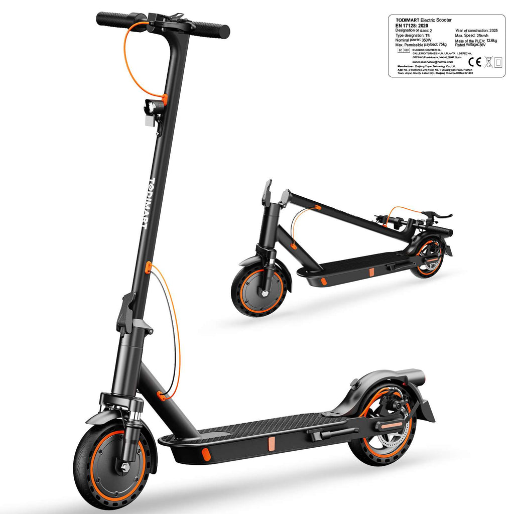 TODIMART T6（ABE）Electric Scooter - Dual spring shock absorber